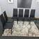 Kosy Koala Leather Black Kitchen Chair 96cm 6pcs