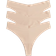 H&M Invisible Brazilian Panties 3-pack - Beige
