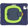 Silicone + PC Protective Cover with Stand and Shoulder Strap for iPad Air (2020) 10.9 (Navy Blue + Yellow Green)