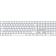 Apple Magic Keyboard with Touch ID and Numeric Keypad for Mac models with Apple silicon (USB–C) German White