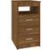 vidaXL Unit Brown Oak Kommode 50x76cm
