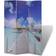 vidaXL Beach Blue Rumsavdelare 120x170cm