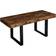 IDMarket Phoenix Brown Dining Table 80x200cm