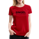 My Angry Socks Singel Premium T-shirt Women - Red