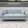 Homcom Modern Blue Sofa 165cm 3 Seater