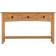SECONIQUE Corona Distressed Waxed Pine Console Table 35x126cm