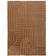 Dunelm Supersoft Geometric Fux Fur Arch Brown 80x150cm