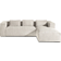 Lisa Design Stella Beige Sofa 262cm 4 Seater