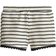 H&M Textured Knit Shorts - Light Beige/Black Striped (1290053003)
