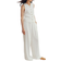 H&M Wide Linen Blend Trousers - White
