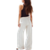 H&M Linen Blend Trousers - Light Beige