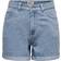 Only Vega High Waist Regular Fit Denim Shorts - Blue/Light Blue Denim