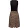 Buffalo Midi Beach Dress - Light Brown/Black