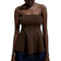 H&M Peplum Tube Top - Dark Brown