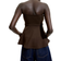 H&M Peplum Tube Top - Dark Brown
