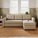 Dunelm Barker Natural Sofa 217.5cm 3 Seater