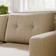 Dunelm Barker Natural Sofa 217.5cm 3 Seater