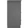 SECONIQUE Nevada 6 3d Effect Grey Chest of Drawer 120x90cm