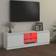 vidaXL TV Cabinet with LED Lights White TV Bench 120x36cm