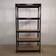 Samuel Alexander Garage Black Shelving System 90x180cm
