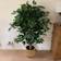 Leaf Ficus Large Bushy Shape Green Artificial Plant