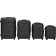 tectake Suitcase Set of 4 - Black
