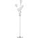 Homcom Modern Silver Floor Lamp 156cm