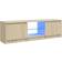vidaXL LED Lights Sonoma Oak TV-bord 120x35.5cm