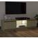 vidaXL LED Lights Sonoma Oak TV-bord 120x35.5cm