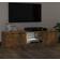 vidaXL LED Lights Smoked Oak TV-bänk 120x35.5cm