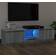 vidaXL LED Lights Grey Sonoma TV Bench 120x36cm