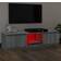 vidaXL LED Lights Grey Sonoma TV Bench 120x36cm