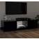 vidaXL LED Lights Black TV-bord 120x35.5cm