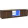 vidaXL LED Lights Brown Oak TV Bench 120x35.5cm