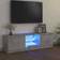 vidaXL LED Lights Concrete Grey TV Bench 120x35.5cm