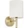 Marlow Home Co. Camellia Antique Brass Wall light ∅ 13cm