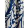 H&M Crinkled Jersey Dress - Blue/White Patterned