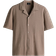 H&M Regular Fit Jersey Resort Shirt - Dark Beige