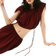 H&M Pleated Top - Burgundy