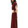 H&M Pleated Top - Burgundy