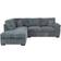 Sofaselection UK Jumbo Cord Elegant Grey Sofa 155cm 4 Seater