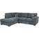 Sofaselection UK Jumbo Cord Elegant Grey Sofa 155cm 4 Seater