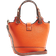 River Island Small Panelled Bucket Bag - Orange