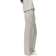 H&M Straight Drawstring Trousers - White/Black Striped