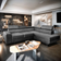 Masseno Nola Ls Gray Sofa 253cm 4-Sitzer