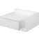 Act Nordic Ashlan White Bedside Table 32x40cm