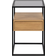 Living Home Randolf Natural/Black Nattbord 35x40cm