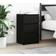 vidaXL Engineered Wood Black Sängbord 35x39cm