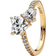 Pandora Double Heart Sparkling Ring - Gold/Transparent