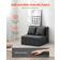 VEVOR 3-in-1 Folding Dark Grey Sofa 73cm 1 pers.